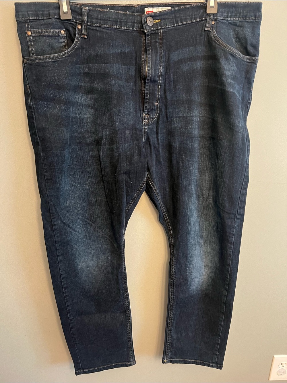 Wrangler Mens Dark Blue regular jeans